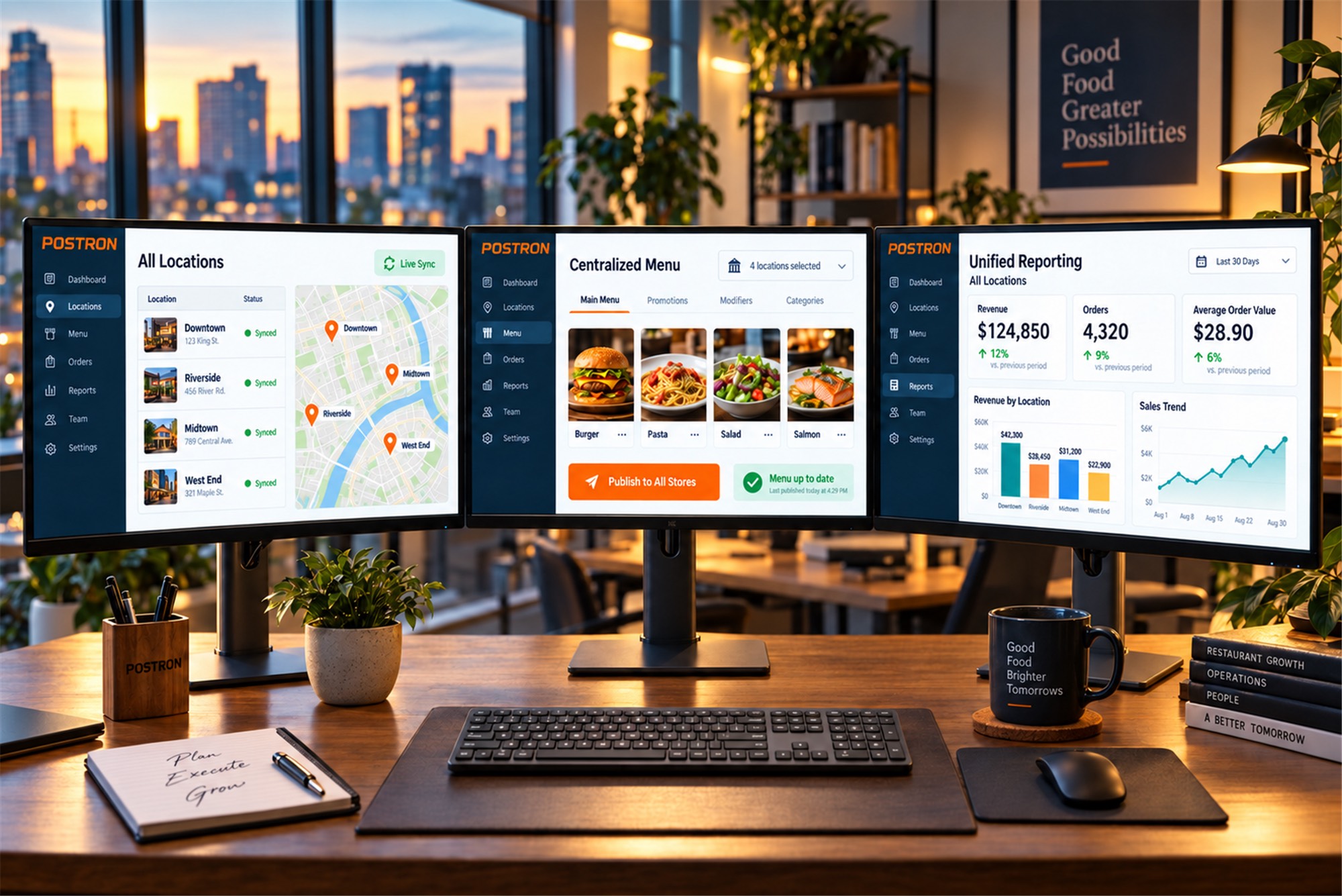 POSTRON chain store multi-location POS solution